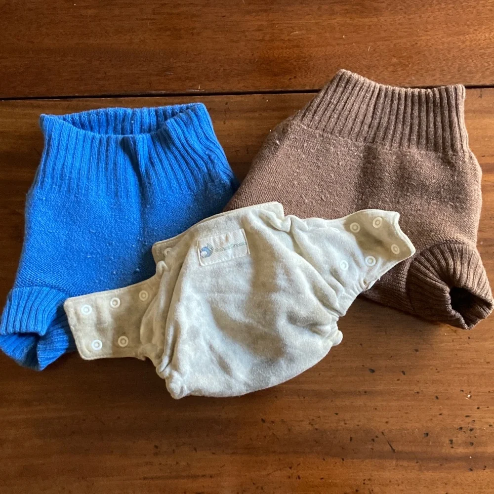 Disana and Babee Greens Wool Diaper Covers - Picture 1 of 17